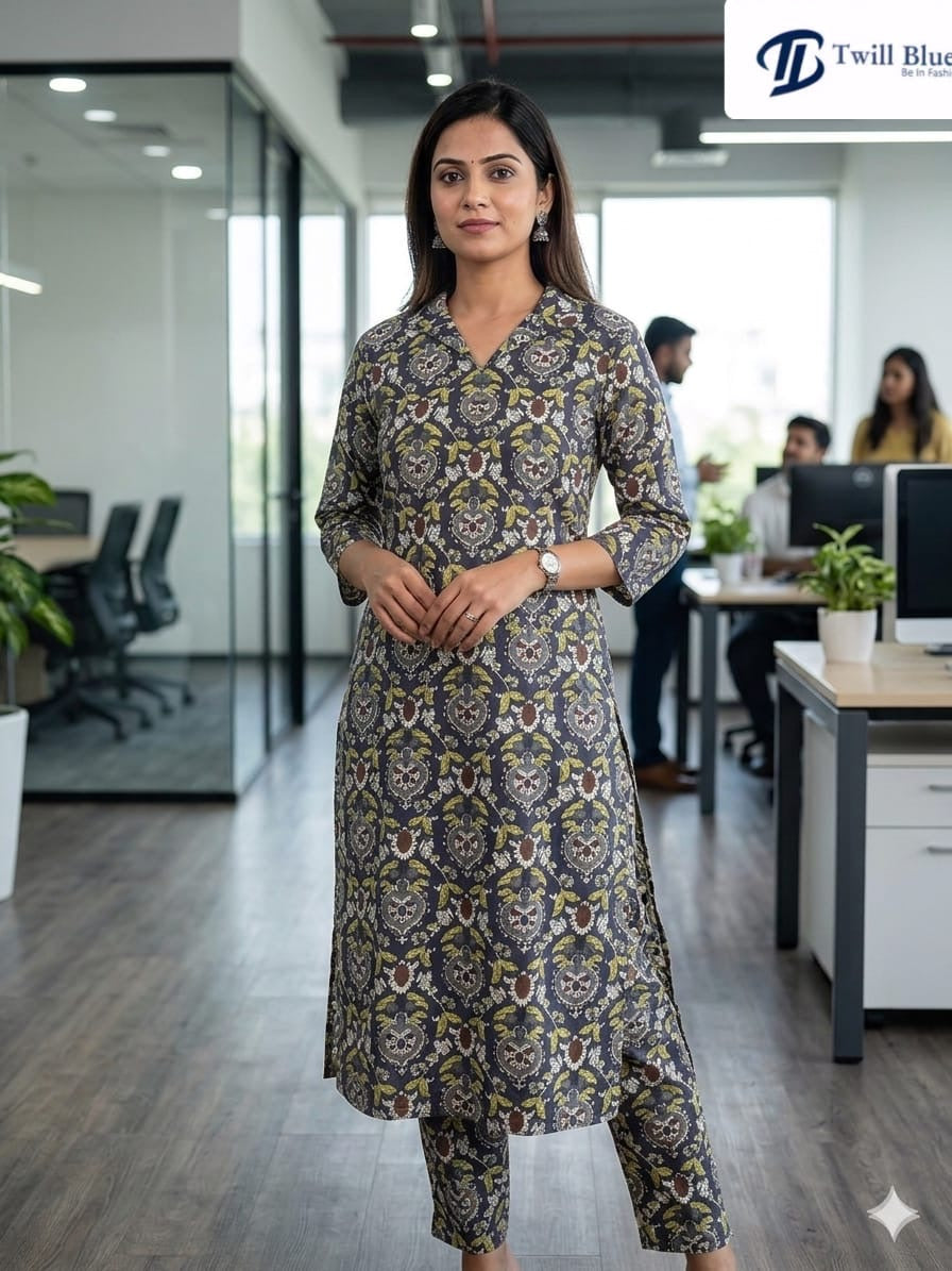 Kalamkari cotton co-ord sets