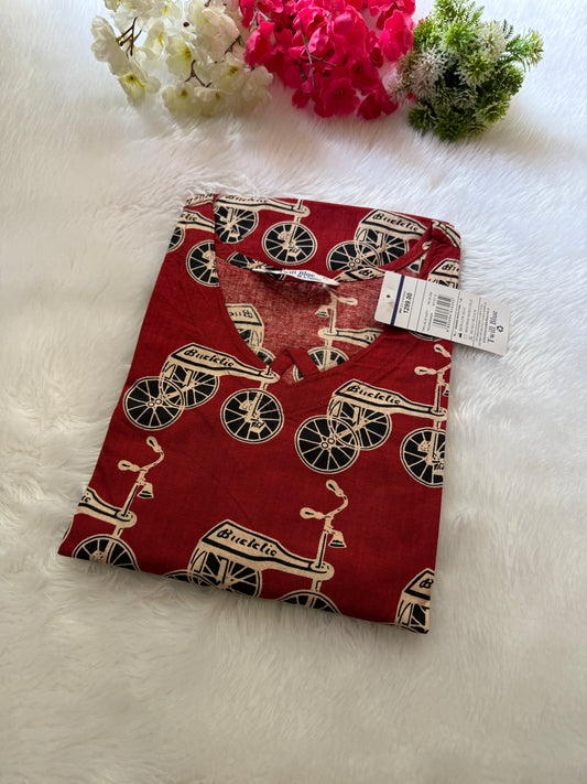 Kalamkari cotton Kurtis