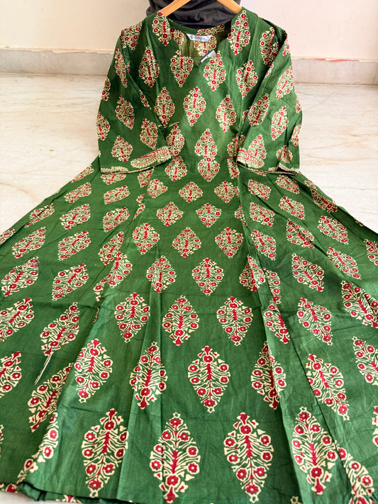 Cotton Anarkali gown