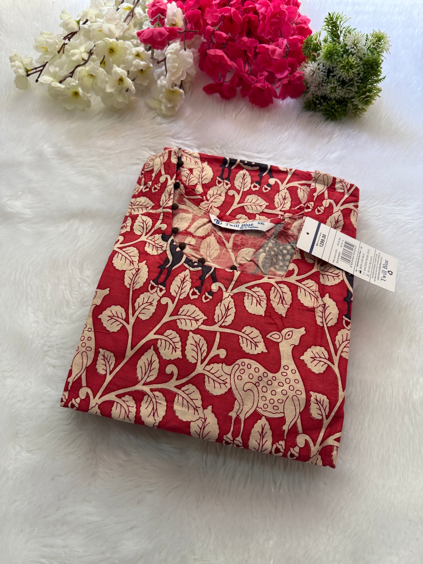 Kalamkari cotton Kurtis