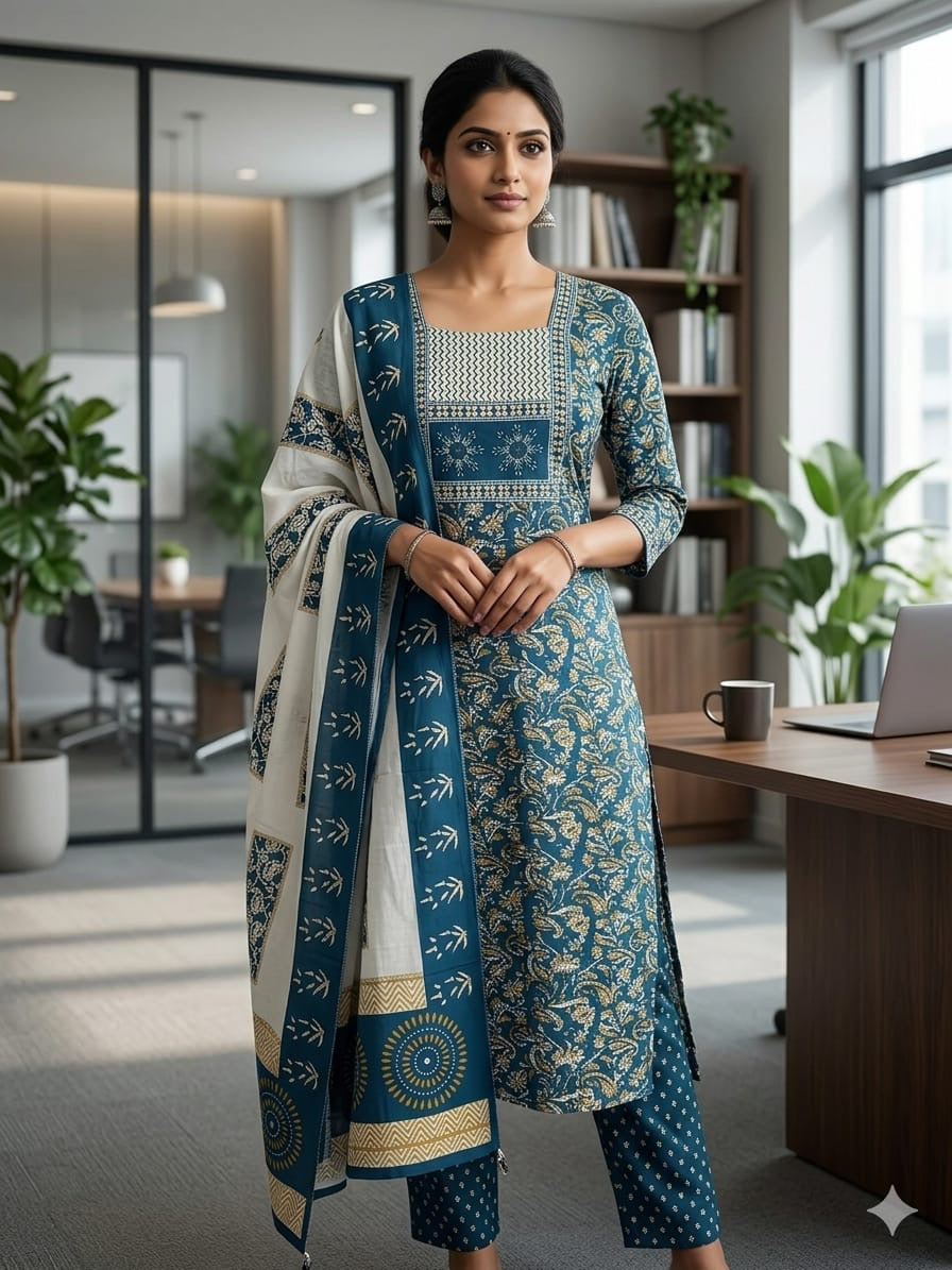 Kurti pant Duppata sets