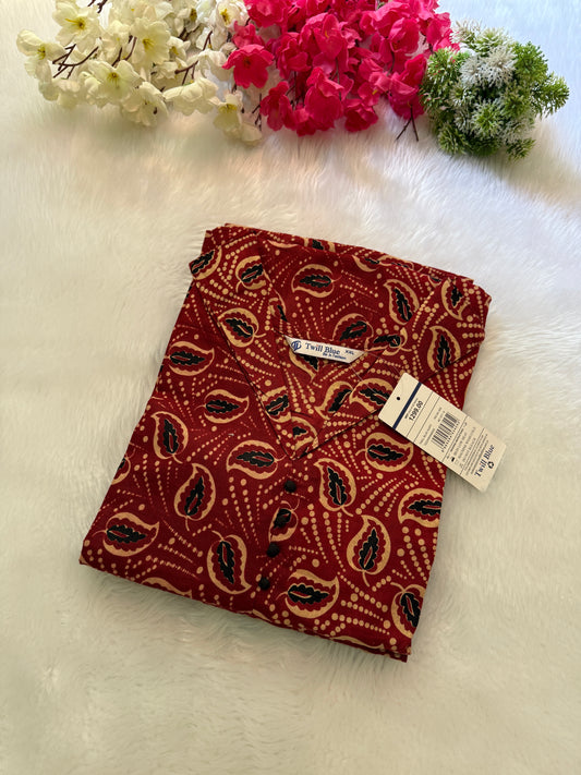 Kalamkari cotton Kurtis