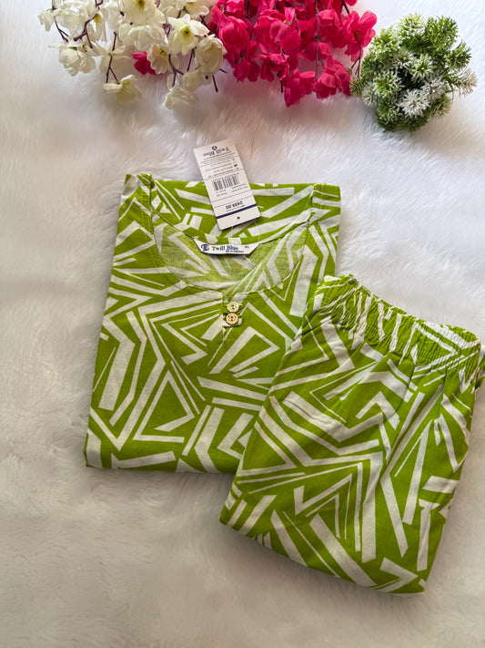 Kalamkari cotton Kurtis pant sets