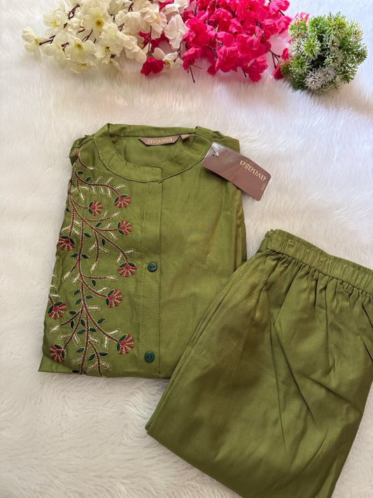 Avaasa aline kurti pant sets