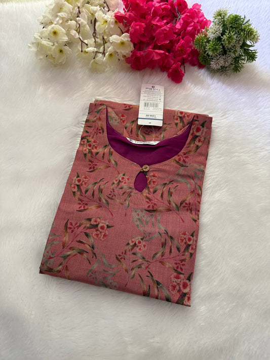 Silk tissue Kurtis