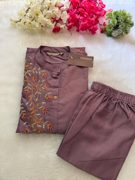 Avaasa aline kurti pant sets