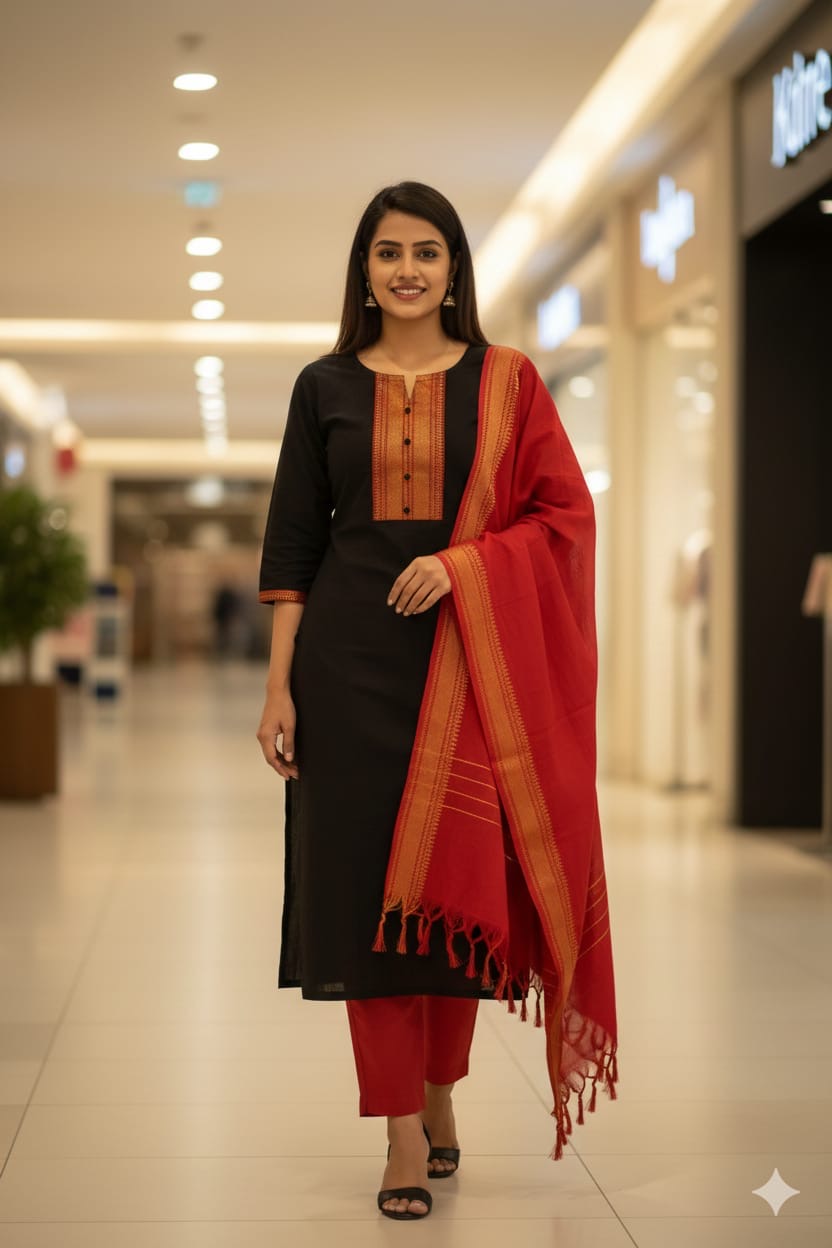 Chettinad cotton kurti pant sets