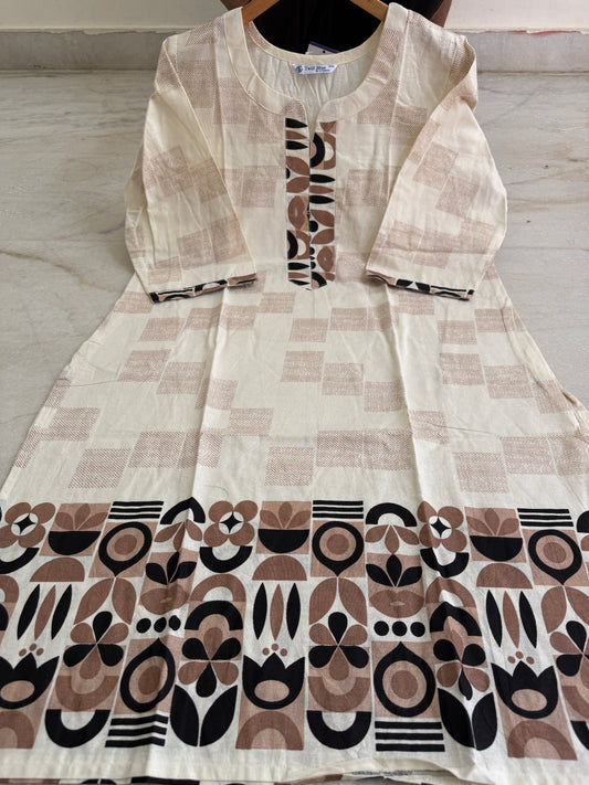 Premium handloom cotton Kurtis