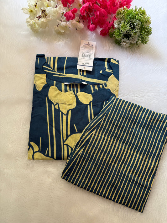 Kalamkari cotton Kurti pant sets