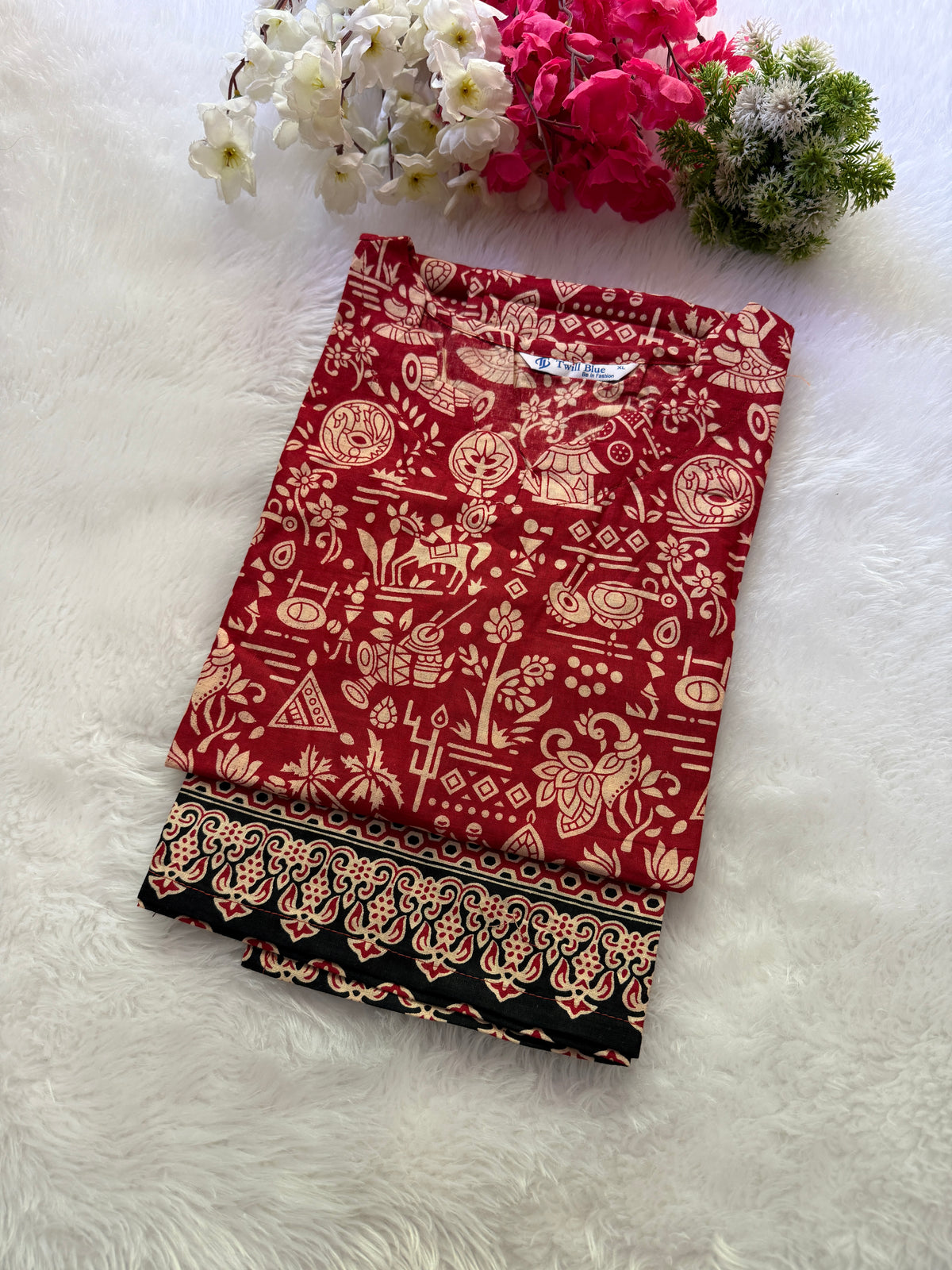 Kalamkari cotton Kurtis