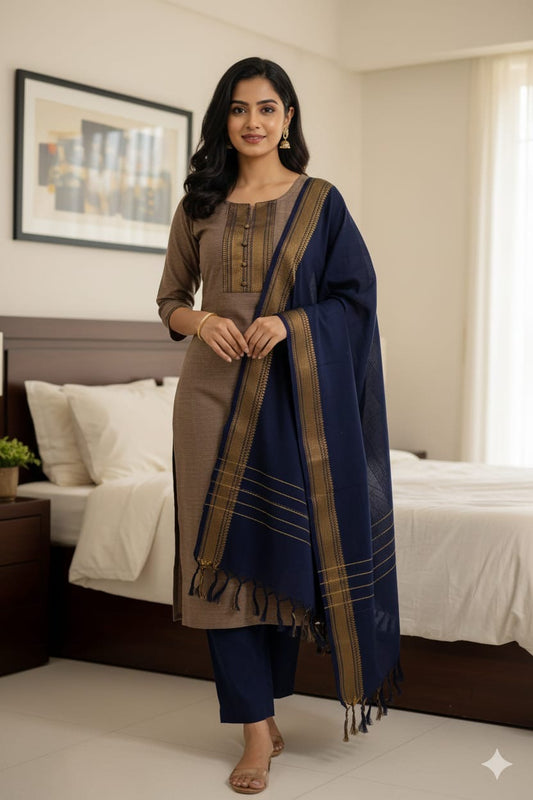 Chettinad cotton kurti pant sets