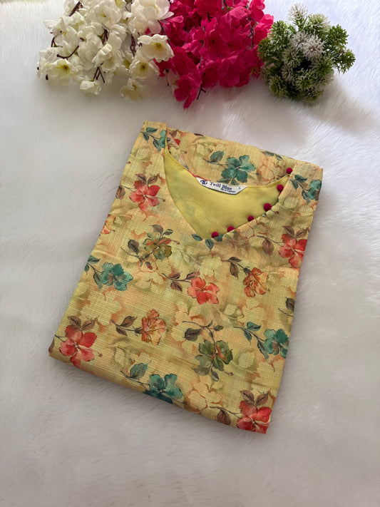 Digital Kota cotton Kurtis