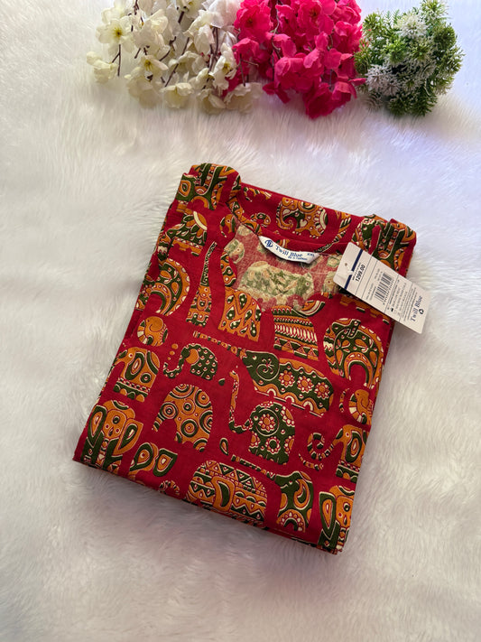 Kalamkari cotton Kurtis