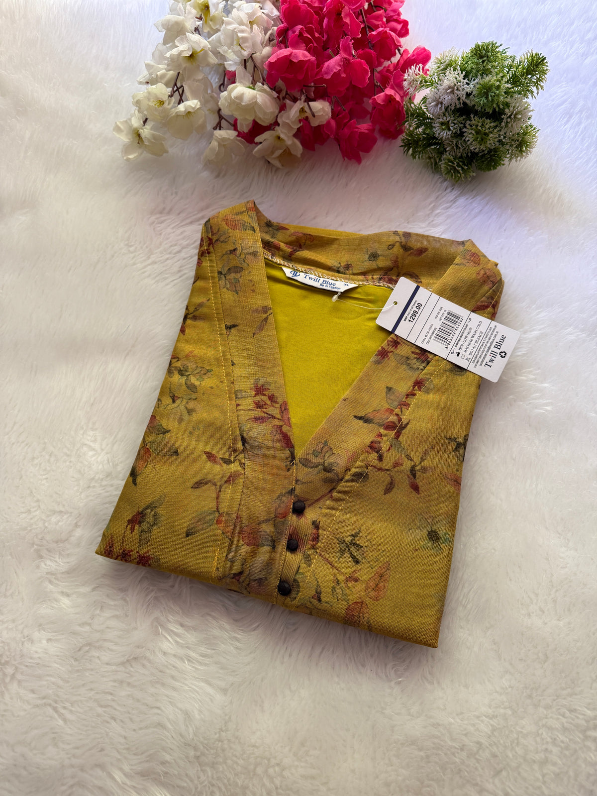 Silk tissue Kurtis