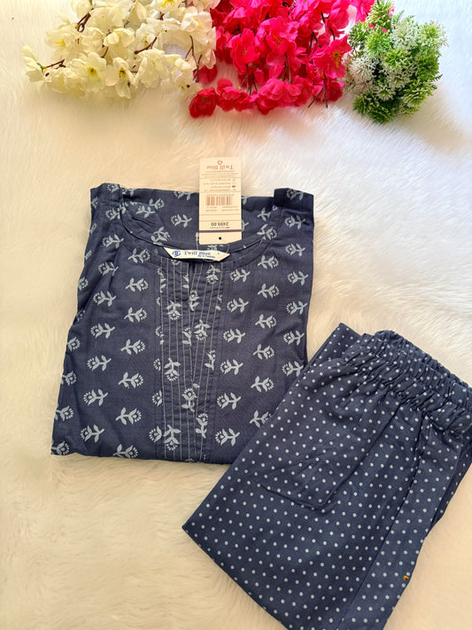 Cotton kurti pant sets
