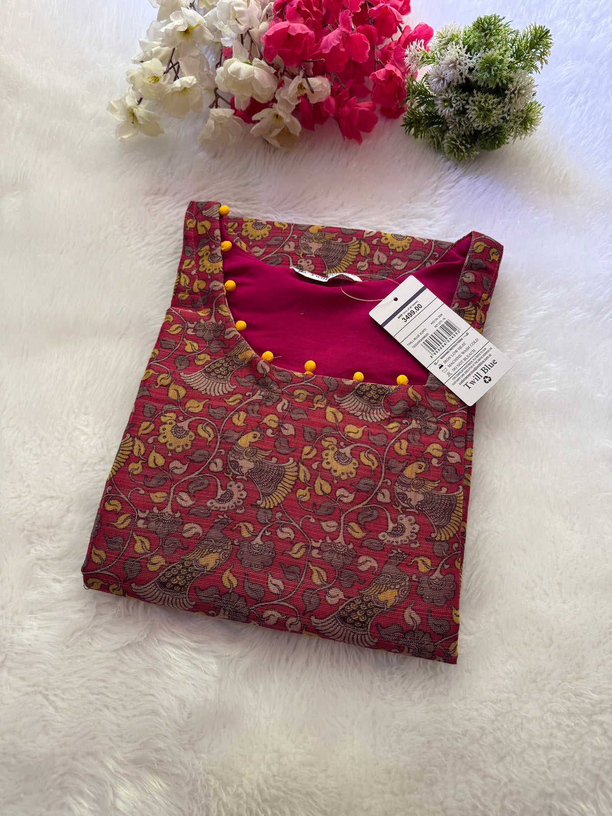 Silk tissue Kurtis