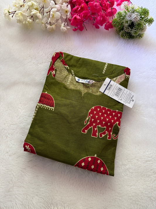 Kalamkari cotton Kurtis