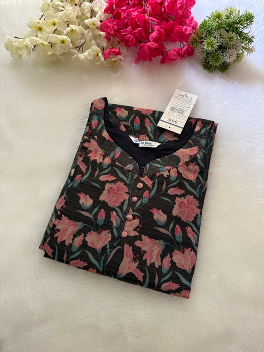 Silk tissue Kurtis