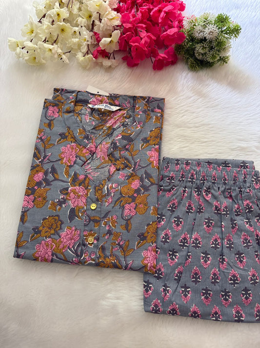 Cotton kurti pant sets