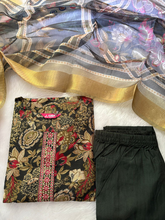 Kurti pant duppata sets