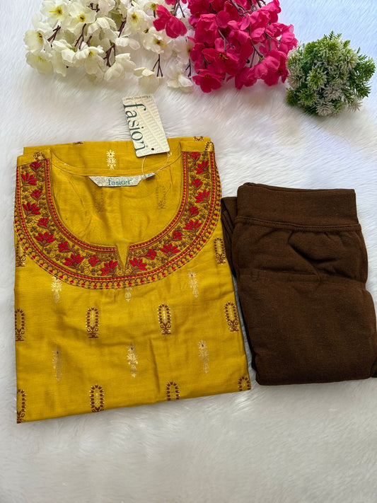 Kurti jeggings combo