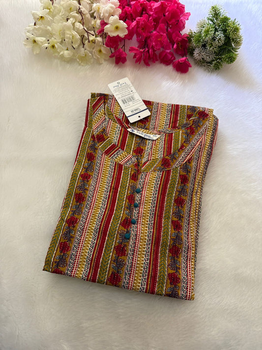 Kalamkari cotton Katha kurtis