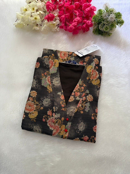 Silk tissue Kurtis