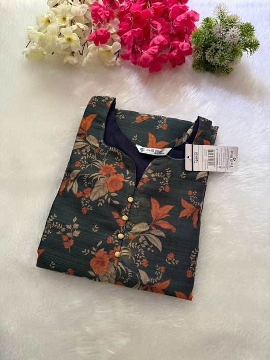 Silk tissue Kurtis