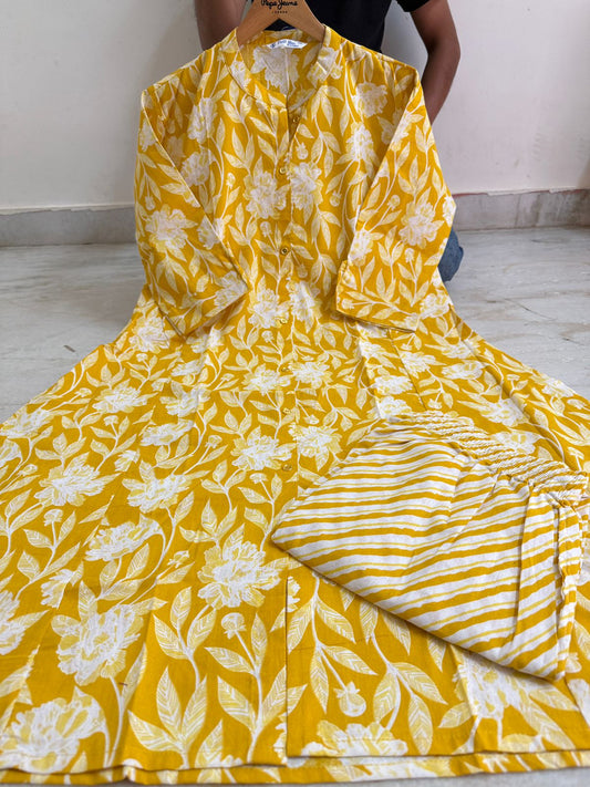 Aline kurti pant sets