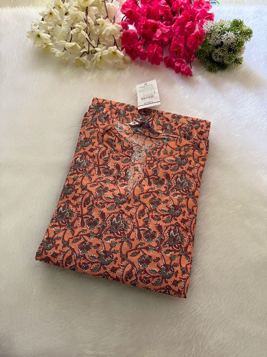 Kalamkari cotton kurti