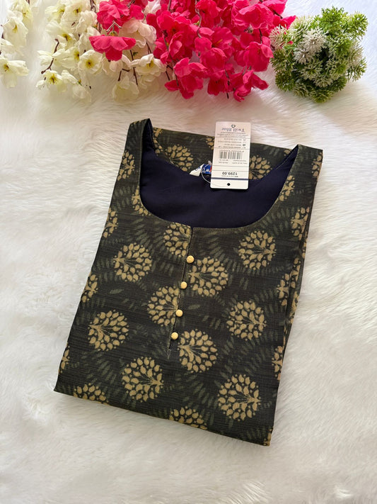 Silk tissue Kurtis