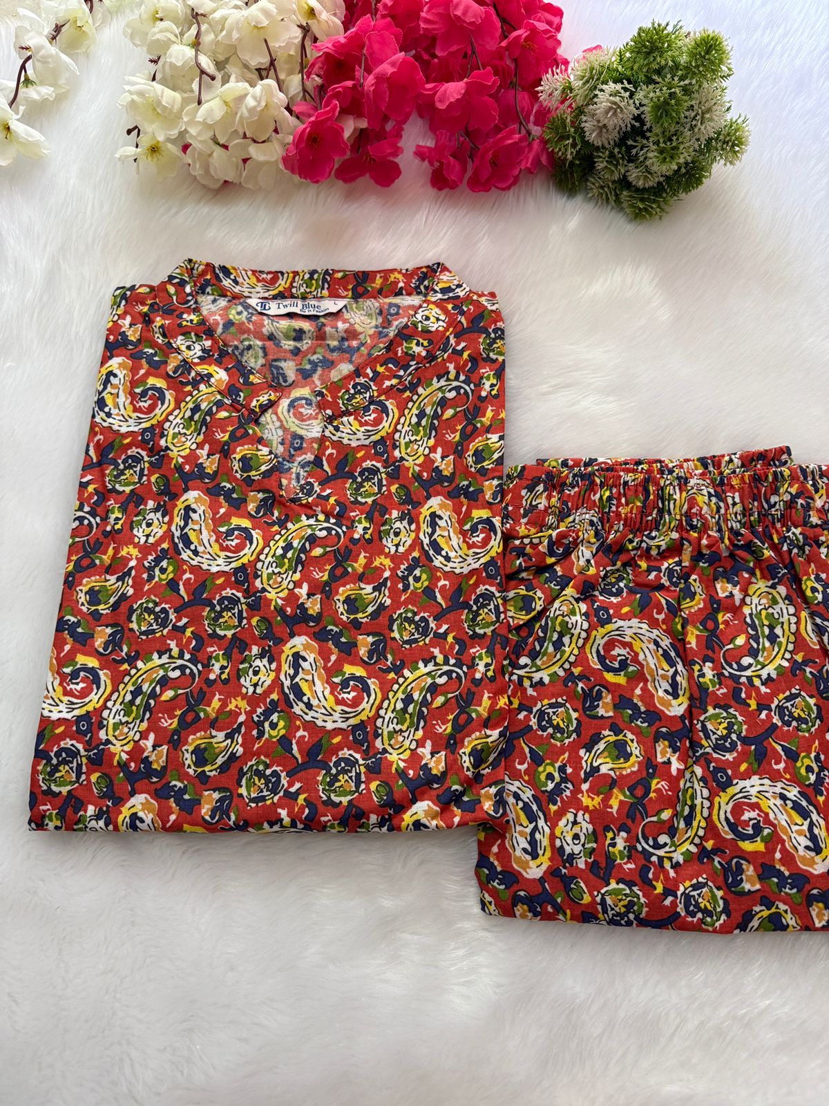 Kalamkari cotton co-ord sets