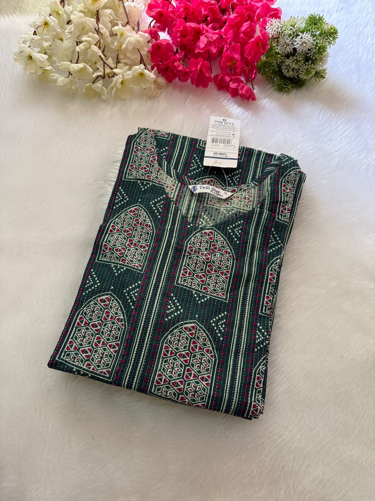 Kalamkari cotton Katha kurtis