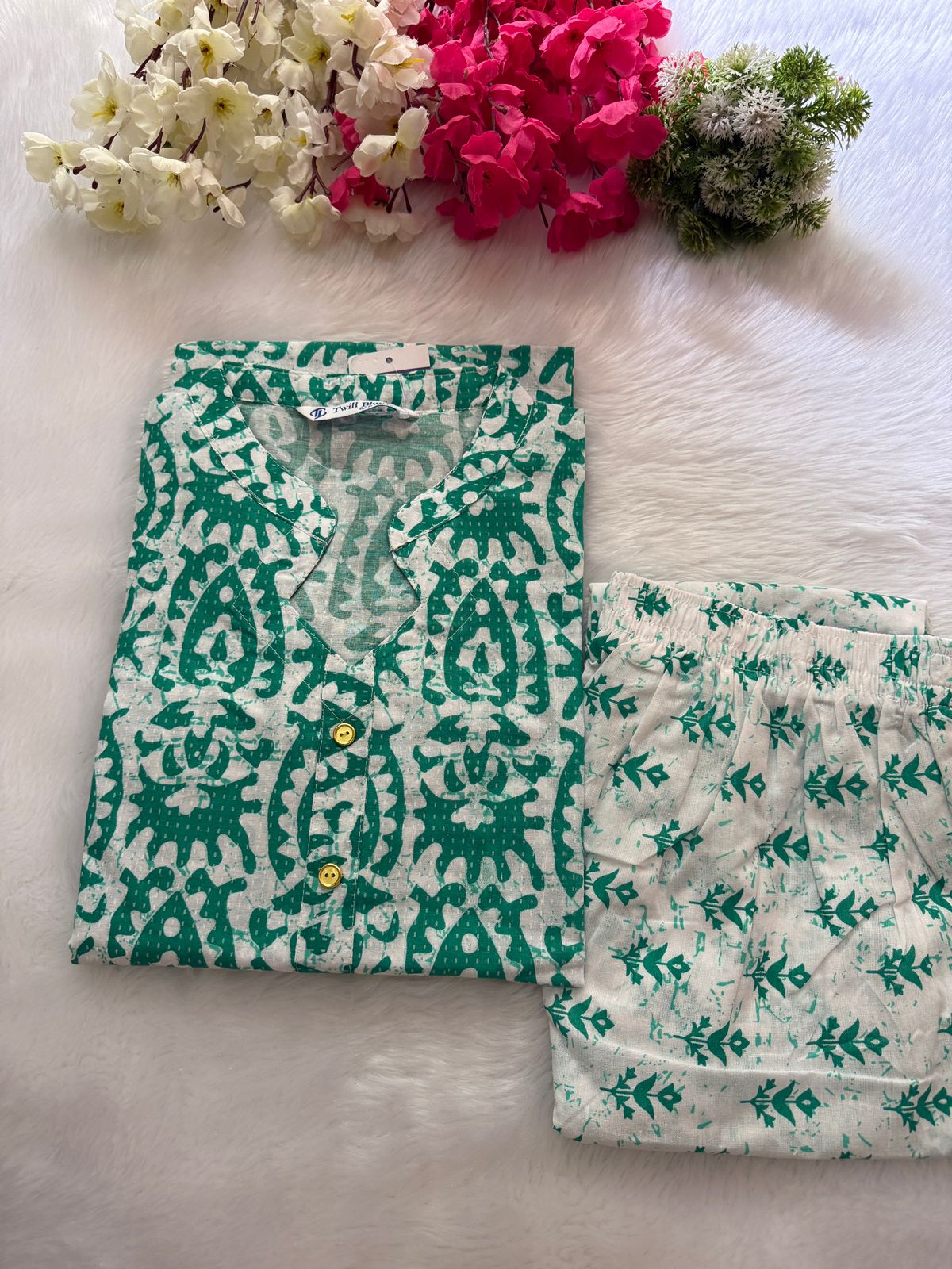 Cotton kurti pant sets