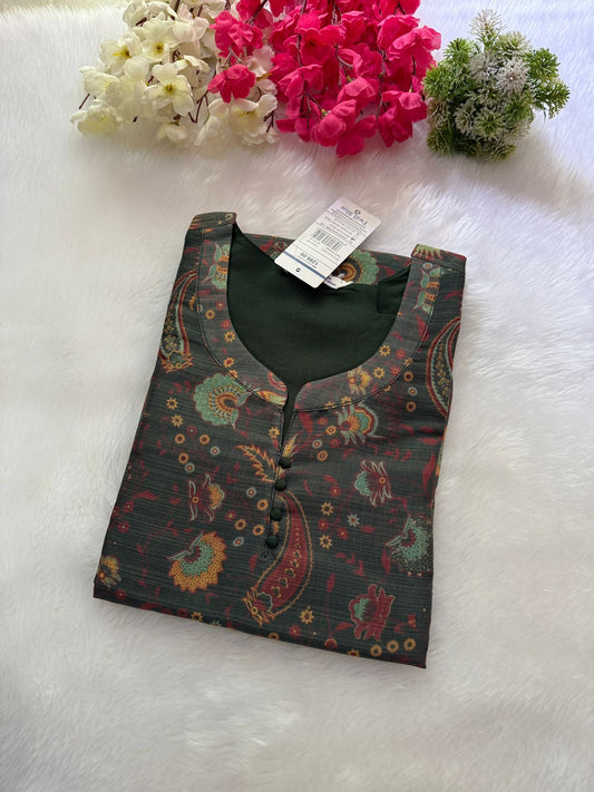 Silk tissue Kurtis